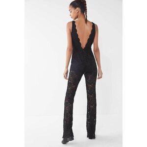 NWT STYLESTALKER HELENA ASH STRETCH LACE JUMPSUIT